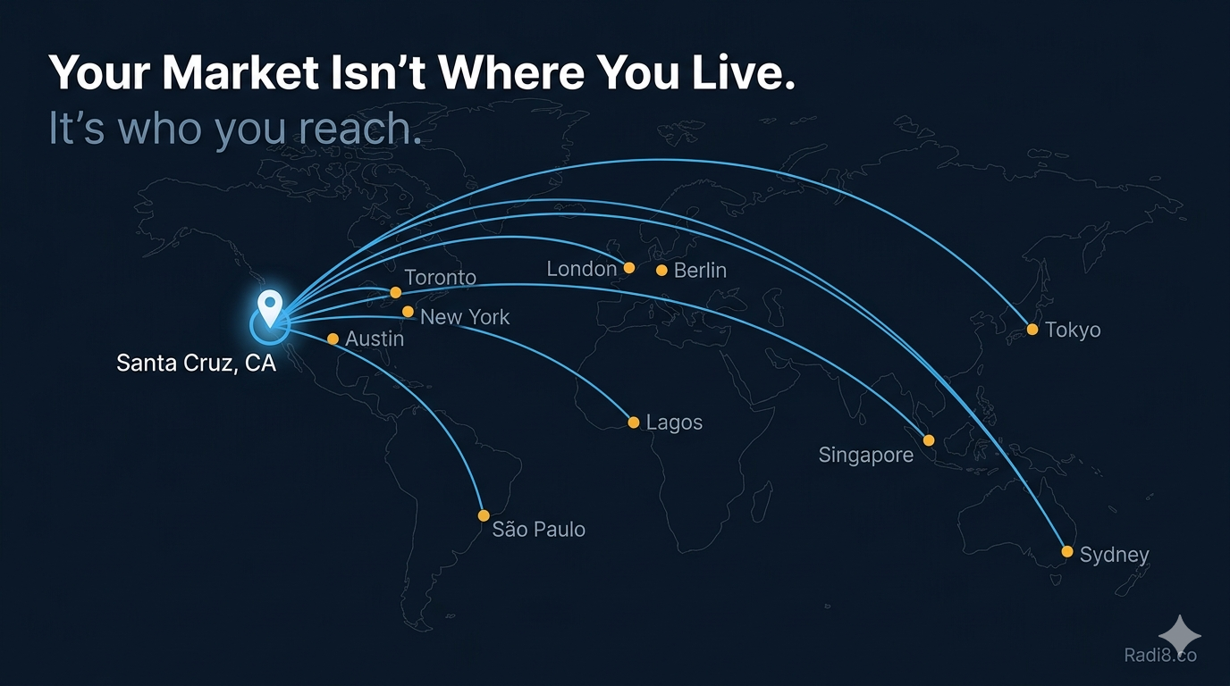 Your Market Isn't Where You Live. It's Who You Reach.